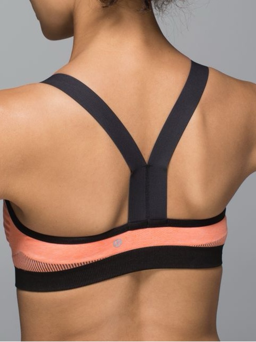 Lululemon Hold Your Om Bra Coral & Black